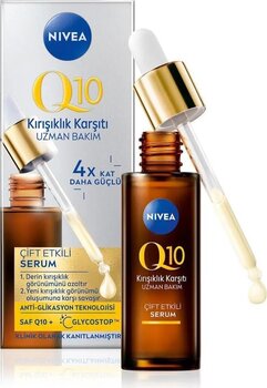 Nivea Q10 Kırışıklık Karşıtı Çift Etkili Serum 30ml   X 5 Adet