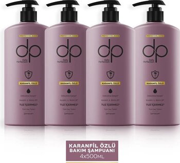 dp Daily Perfection Karanfil Özlü Tuzsuz Şampuan 500 ml X 4 Adet