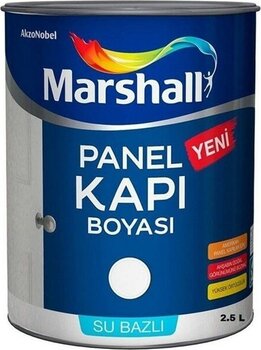 Marshall Amerikan Panel Kapı Boyası Kül Bulutu Renk Kokusuz Su Bazlı 3 kg Marshall