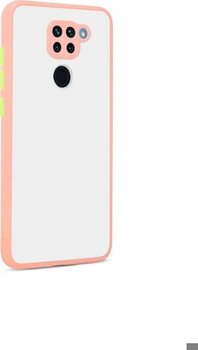 Xiaomi Redmi Note 9 Uyumlu Kılıf Zore Hux Kapak Pembe