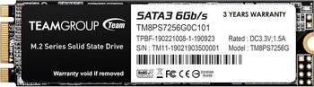 TEAM 256gb M.2-2280 Sata3 Ms30 Ssd (tm8ps7256g0c101)