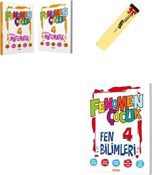 Fenomen Yayıncılık Fenomen Çocuk 4. Sınıf Matematik ve Fen Bilimleri Kitabı