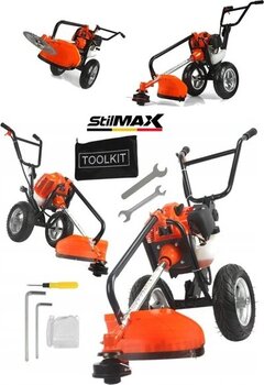Stilmax Stmt9900 Profesyonel Benzinli Tekerlekli Arabalı Tırpan Ot Çayıt Çim Biçme Makinesi 20Hpx  + Yağ