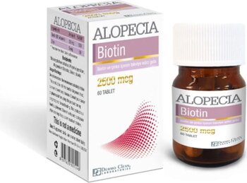Dermo Clean Alopecia Biotin 2500 Mcg 60 Tablet