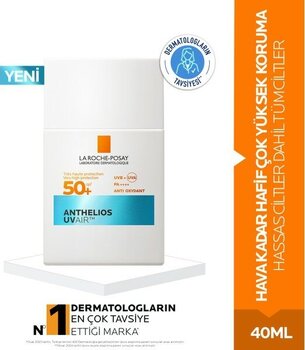 La Roche-Posay Anthelios Uvair Spf50+ Tüm Ciltler İçin Yüz Güneş Kremi 40ml