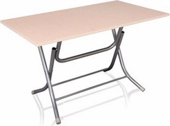 Arıcıoğlu Katlanır Metal Yüksek Ayaklı Suntalam Ahşap Masa 50 x 90 cm
