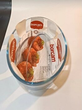 Borcam Orta Boy Oval Tepsi 1 Adet Fırın Tepsisi ( 59084) - Beyaz