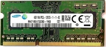 Samsung M471b5173cb0-Yk0 Pc3l 12800 4 Gb Ddr3 1600 Mhz Cl11 Notebook Ram