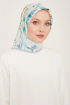 Armine İpek Eşarp 2024 Yaz - 9129-36 Twill - 9129-36