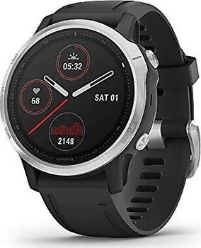 Garmin Fenix 6s 1.2 inç Gümüş - Siyah Akıllı Saat