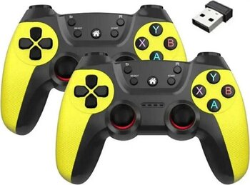VOOKA Joystick Gamepad Çiftli TV PC Uyumlu Oyun Konsolu 2.4G Gamepad Double Joystick Doungle