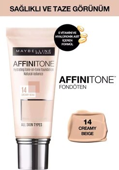 Maybelline New York Affinitone Creamy Beige Fondöten