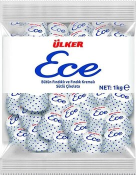 Ülker Ece Bütün Fındıklı Sütlü Çikolata 1 kg