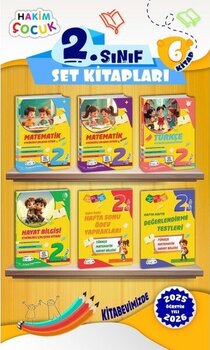 Ilkokul 2. Sınıf Tüm Dersler Set 6 Kitap