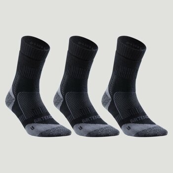 Decathlon Artengo Tenis Çorabı - Uzun Konçlu - 3 Çift - Siyah / Gri - Rs 900 - 35 - 38