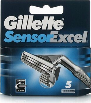 Gillette Sensor Excel Yedek Tıraş Bıcağı 5 Adet