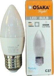 Osaka 6W E27 LED Mum Ampul Beyaz 3lü Paket