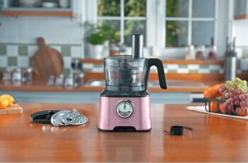 Karaca Mastermaid Power Essential Pink Mutfak Robotu, Blender Seti 2000w - Pembe
