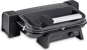 Fakir Crispy Mat Siyah Teflon Tost Makinesi