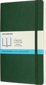Moleskine Yumuşak Kapak Defter Mersin Yeşili Noktali-13x21 - 0042