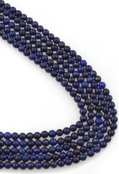 Dünya Doğal Taş 4 mm Lapis Taşı Dizi - DZ4104 - Lacivert