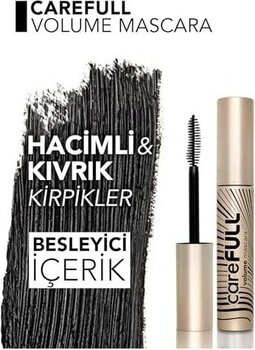 Mena Rise Flormar Hacim Veren Besleyici Maskara Siyah Carefull Volume 000 Black - Ahşap