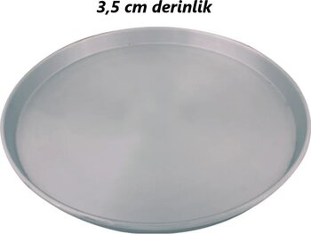 Yıldız çelik Alüminyum 40 Cm Pizza Künefe ve Fırın Tepsisi