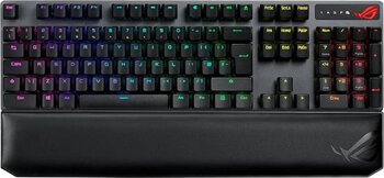 Asus Rog Strix Scope Nx Snow 2.4 GHz RF Bluetooth Kablolu Mekanik RGB Oyuncu Klavyesi
