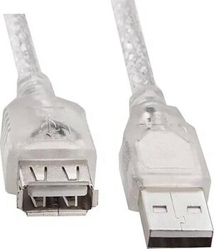 S-Link 1,5 m Şeffaf USB 2.0 Uzatma Kablosu