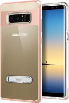 Buff Galaxy Note 8 Ile Uyumlu Air Bumper Kılıf Rose Gold