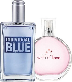 Avon Individual Blue Edt 100 ml Erkek + Wish Of Love Edt 50 ml Kadın 2li Set - 1001 ml