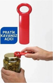Ceylan Adam  Kavanoz Açacağı Konserve Açacağı -Vakumlu Kapak Açma Aparatı