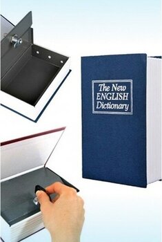 Kitap Şeklinde Kasa Kumbara Büyük Boy Gizli Kasa Kitap Şekilli