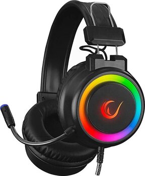 Rampage Alquist SN-R10 Siyah RGB 7.1 USB Kablolu Kulak Üstü Oyuncu Kulaklığı