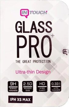 Intouch Glass Pro+ Apple iPhone XS Max Siyah Ekran Koruyucu