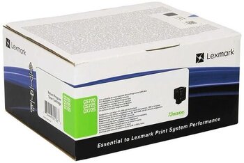 HPZR Lexmark CS720-74C5SK0 Siyah Orjinal Toner Y.K.