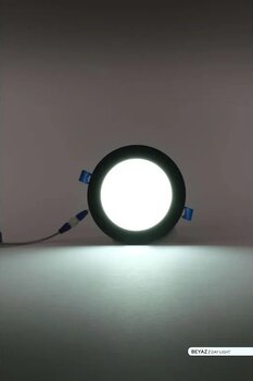 Ack 9w Sıva Altı Yuvarlak Led Panel Armatür 6500k Ap01-00931 Siyah