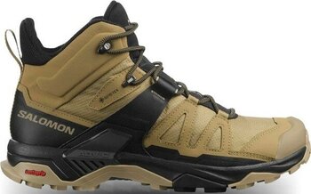Salomon x Ultra 4 Mid Gtx Erkek Outdoor Trekking Botu Gore-Tex Su Geçirmez L41294100 - Siyah - Kahverengi - 46