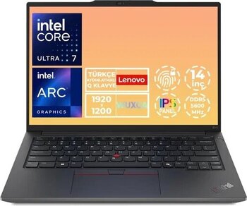 Lenovo Thinkpad E14 Gen 6 Ultra 7 155H 24Gb 1Tb Ssd 14" Wuxga Freedos Notebook 21M7006ltx 005