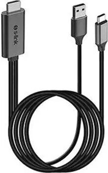 S-Link Swapp SW513 1,8 m Siyah Type-C HDMI Kablo