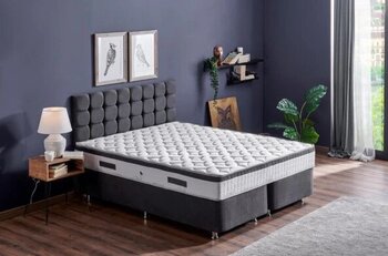 Çift Kişilik Full Ortopedik Sert Yatak 150X200 Aloe Vera Yatak