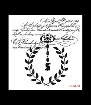 Hdm03 Cadence Home Dekor Stencil 25X25