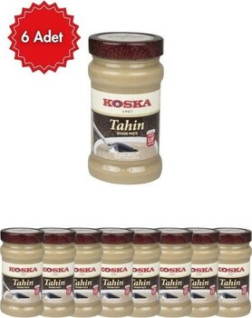 Koska Tahin 300 gr x 6 Adet (Tazeliği Koruyan Pratik 6'lı Paket) - 1,8 kg