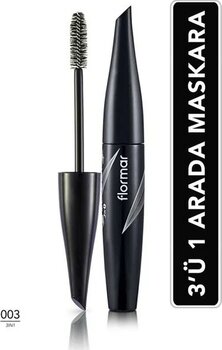 Flormar Spider Lash 003 3in1 Siyah Hacim Verici Uzatma Etkili 13 ml Maskara