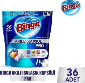 Bingo Akıllı Kapsül Pro 36 Bulaşık Makinesi Deterjanı Tableti