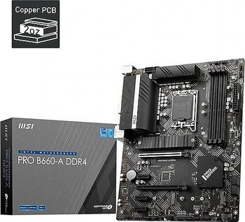 MSI Pro B660-A D4 Intel B660 DDR4 Anakart