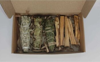 Morey Doğal Ağaç Ve Bitki Tütsü Seti ( Beyaz Adaçayı-defne-ardıç-palo Santo )