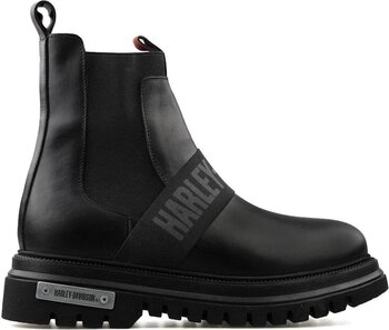 Harley Davidson 021m100557 Polperro Siyah Erkek Hakiki Deri Bot 41 Numara