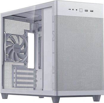 Asus Prime AP201 Temperli Fanlı Beyaz Micro ATX Bilgisayar Kasası