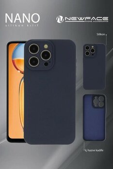 Newface Xiaomi Redmi Note 13 Pro 4G Uyumlu Kılıf Nano Içi Kadife Silikon Kırmızı